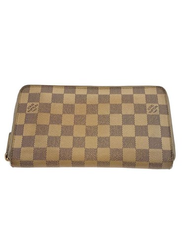 Louis Vuitton Long Wallet Zippy Organizer Dami Air Zul PVC WHT Total Used