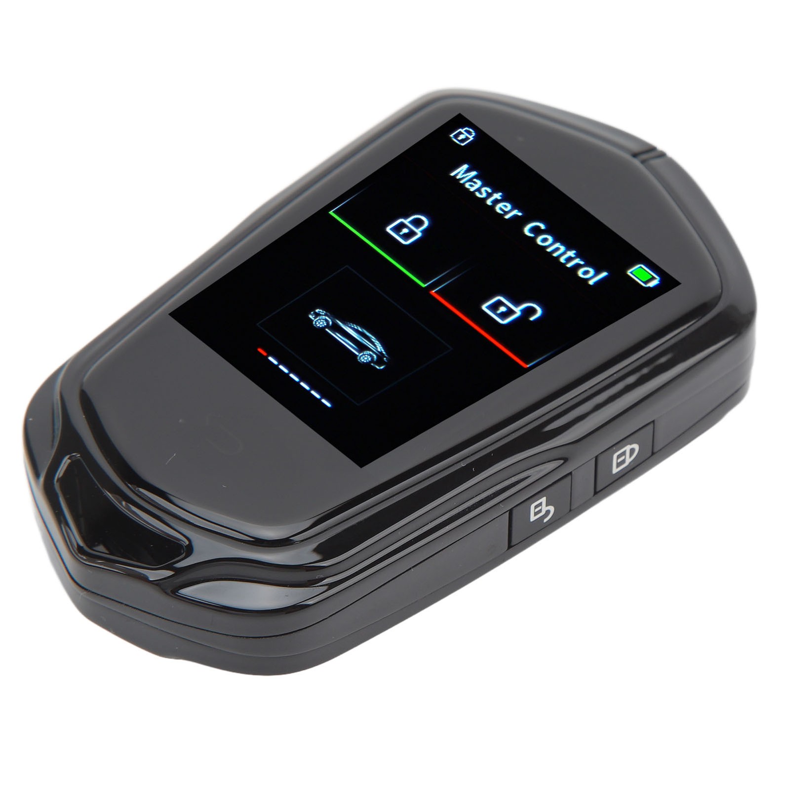 Smart Touch LCD Key Anti-Lost One Click Start Car Key Black