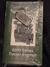 1990s John Deere Advertising 8000 Series Tractor Engine Booklet & Key Chain