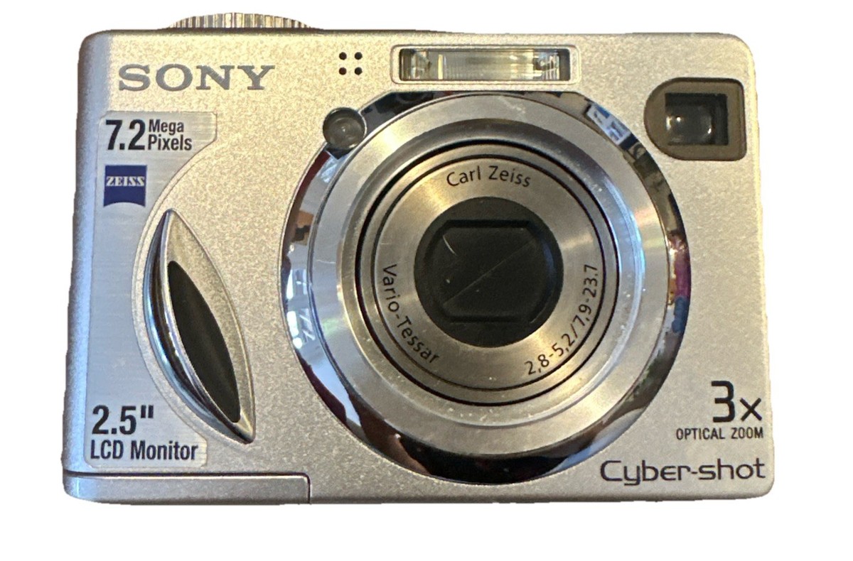 Sony サイバーショット　DSC-W7 Sony Cyber-shot DSC-W7 7.2MP Digital Camera - Silver for sale