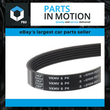 6 Rib Multi V Drive Belt fits PEUGEOT PARTNER 1.6D 2010 on SKF 9803757280 New