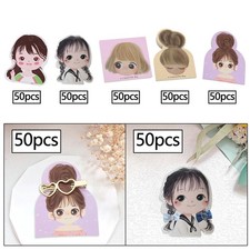 50 Pieces Hair Clip Display Cards Tags Barrettes Packaging Paper for Jewelry