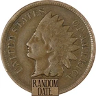 Indian Head Cent VG Very Good Random Date Bronze Penny 1c Coin Collectible
