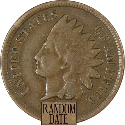 Indian Head Cent VG Very Good Random Date Bronze Penny 1c Coin Collectible