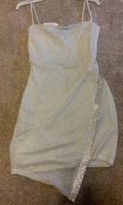 Windsor White Asymmetrical Dress New With Tags