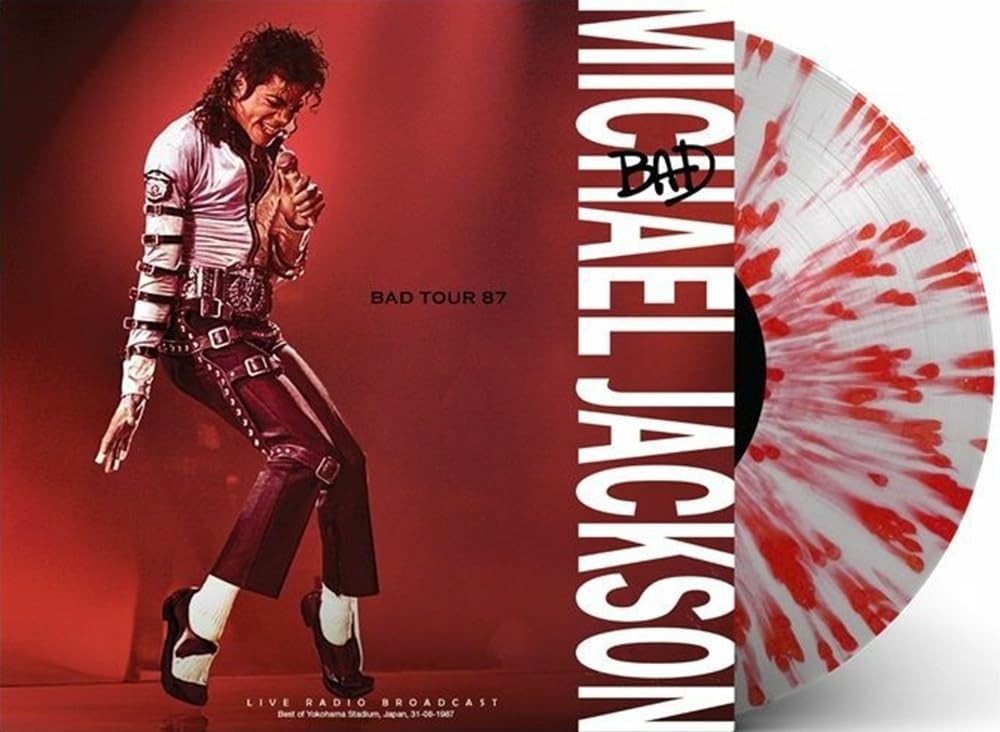 MIchael Jackson - Bad Tour 87 LP 12" Colored Splatter Vinyl Record - NEW