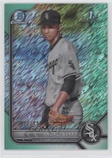 2022 Bowman Chrome Prospects Aqua Shimmer Refractor 71/125 Norge Vera 0e9i
