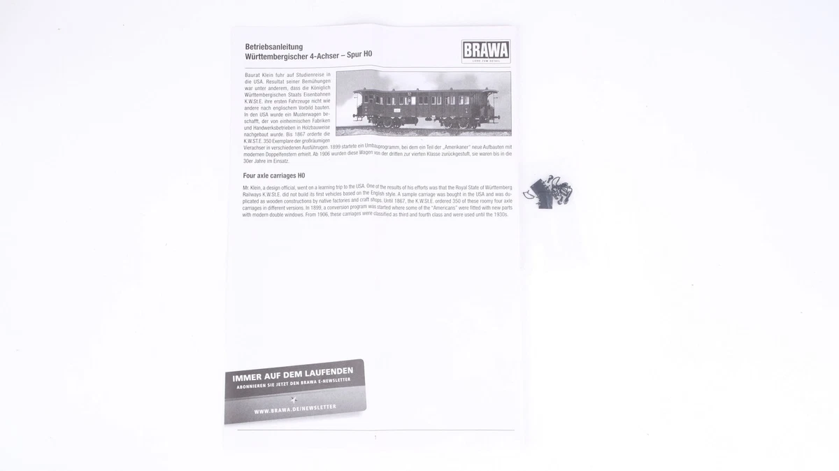 Brawa H0 45063 Personenwagen C4 3.Kl. SBB