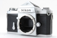 Early Model MINT Nikon F Eye Level Silver 35mm SLR Film Camera Body From JAPAN