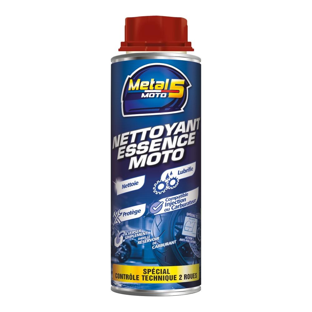 Nettoyant carburant moto formule concentrée pour haute performance