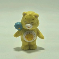 VTG A.G.C. Care Bears Funshine Bear W/ Bluebird On Shoulder Figure 2" PVC 1983