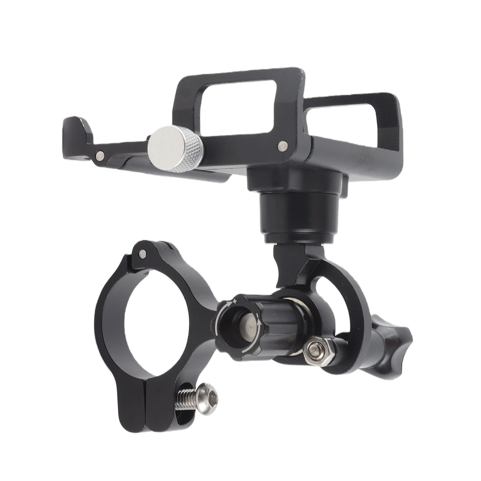 (GUB PLUS15 Bicycle Phone Holder Rotatable GPS Navigator Stand Aluminium Al BL