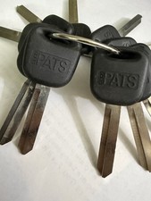 2x Pats Key Blank 1996-2004 Ford Lincoln Mercury Mustang With Pats Hurd