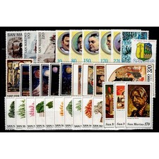 SM1426 - 1979 San Marino Complete Vintage 33 New Stamps MNH/**