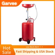 Auto shop use Portable Oil Drain Container, 20 Gallon Waste Oil Drain Tank, Air