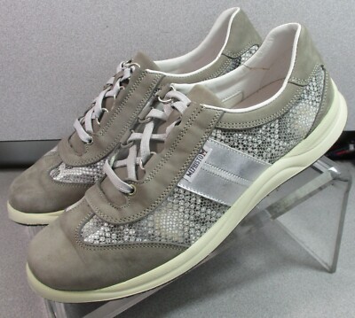 LASER LMMS60 WOMEN'S SHOE SIZE 7.5 M (EURO 5) GRAY NUBUCK SNEAKER BY MEPHISTO