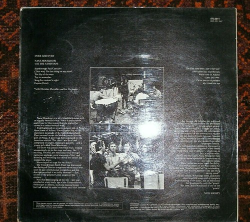 Nana Mouskouri, Over & Over, Athenians, 1969, STL.5511, vinyl LP, EX - Picture 3 of 10
