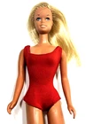 Vintage 1960's Ideal TAMMY Original Red Helenca Swimsuit - Excellent