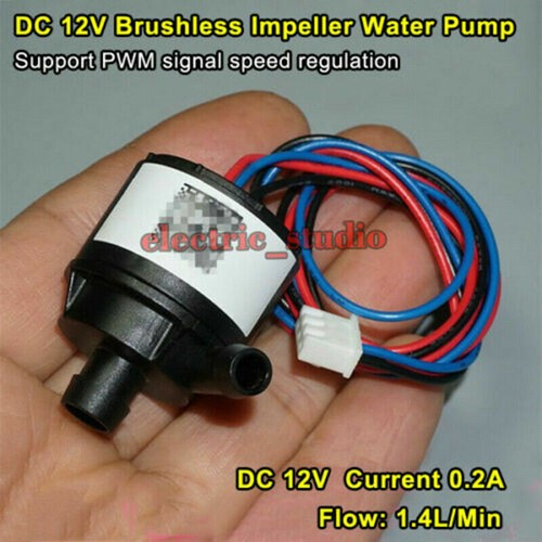 DC 12V Mini Brushless Water Pump 