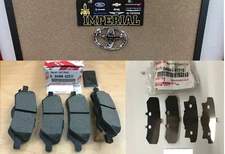 2009-2015 TOYOTA VENZA GENUINE OEM NEW REAR TCMC BRAKE PAD KIT AND SHIMS