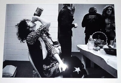 Led Zeppelin Jimmy Page with Jack Daniels, Plant 1975 USA Tour