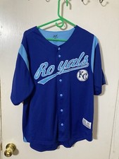 MLB Kansas City Royals Baseball Adult Large (42-44) Dynasty Brand Jersey Shirt