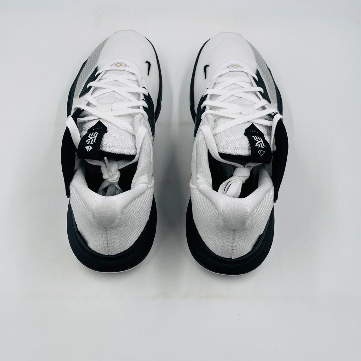 Nike Kyrie Low 5 Basketball Shoes Men\'s Size 10.5 DJ6012-101 White Gold Black Nike Kyrie Low 5 Black White Gold Mens Basketball Shoes  main image 2