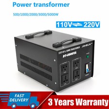 Heavy Duty 5000W Step Up/Step Down Electric Power Voltage Converter Transformer