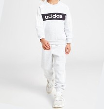 Adidas Tracksuit Ragazzo - Tuta Felpa e Joggers 3-4Y-7-8Y - Saldi Black Friday