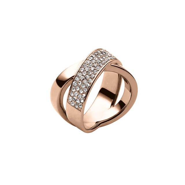 rose gold michael kors ring