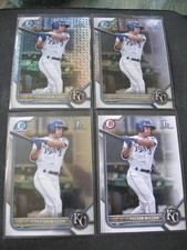 PEYTON WILSON 4-CARD LOT 2022 1st Bowman Chrome Mega Box Prosp./Base #85 ROYALS