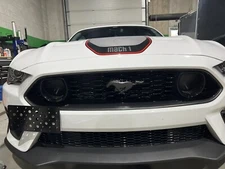 Bumper Tow Hook License Plate Mount Kit For Ford Mustang Mach1 2021-2023 New