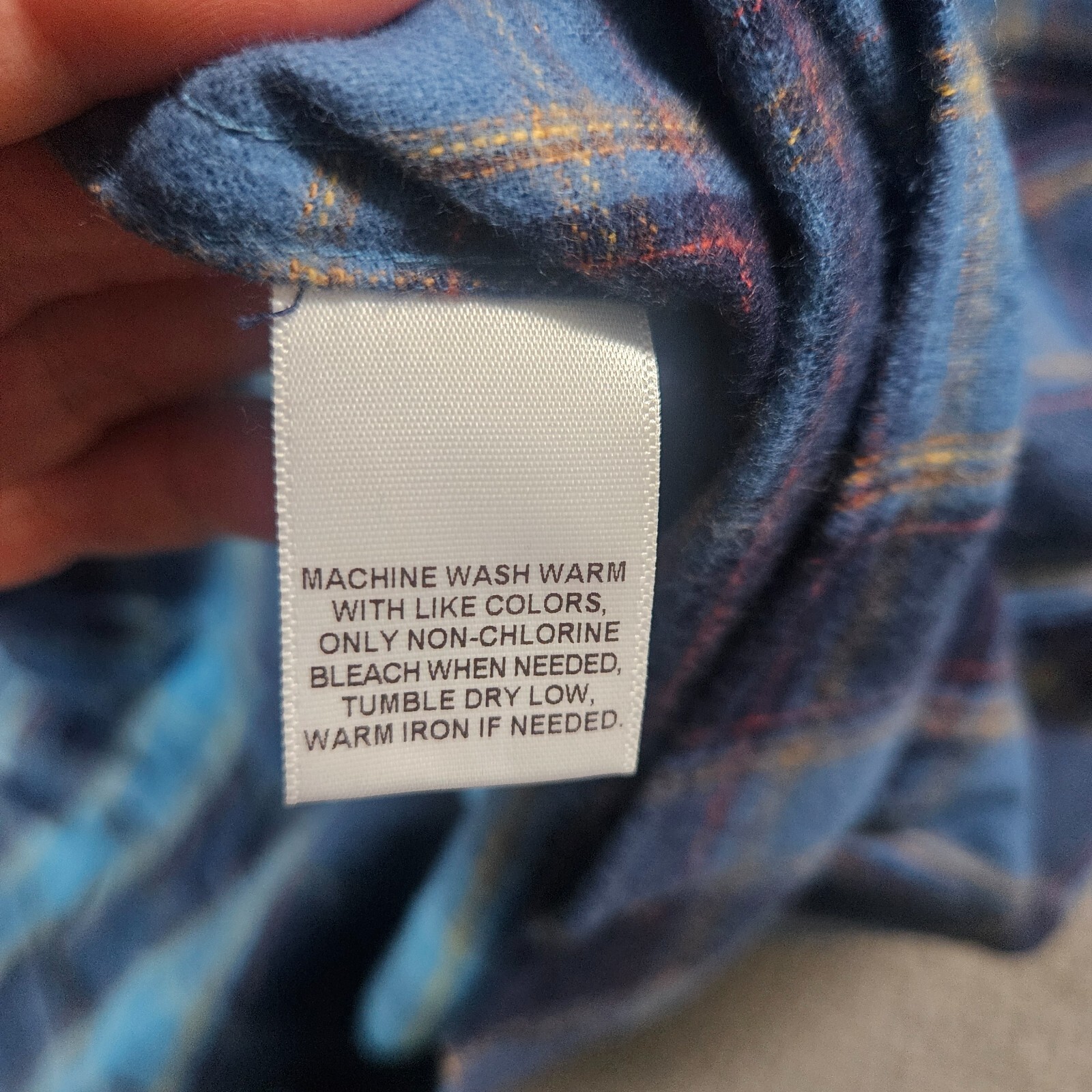 NWT Roundtree & Yorke Portuguese Flannel Shirt Men 3XB Blue Plaid