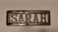 SARAH Custom Personalized Name Belt Buckle -Put your name or word on Buckle