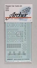 Archer O-Scale (1/48) Hopper Car (Railroad Freight) Rivet Set (Sheet 2) AR88127