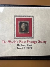 Penny Black Great Britain Very Fine Used 1840-ZZIAA Stamp Collectors Item Case