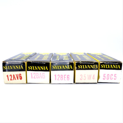 AA5 All American Tube Set 12BE6 12BA6 12AV6 35W4 50C5 TV-7 testato
