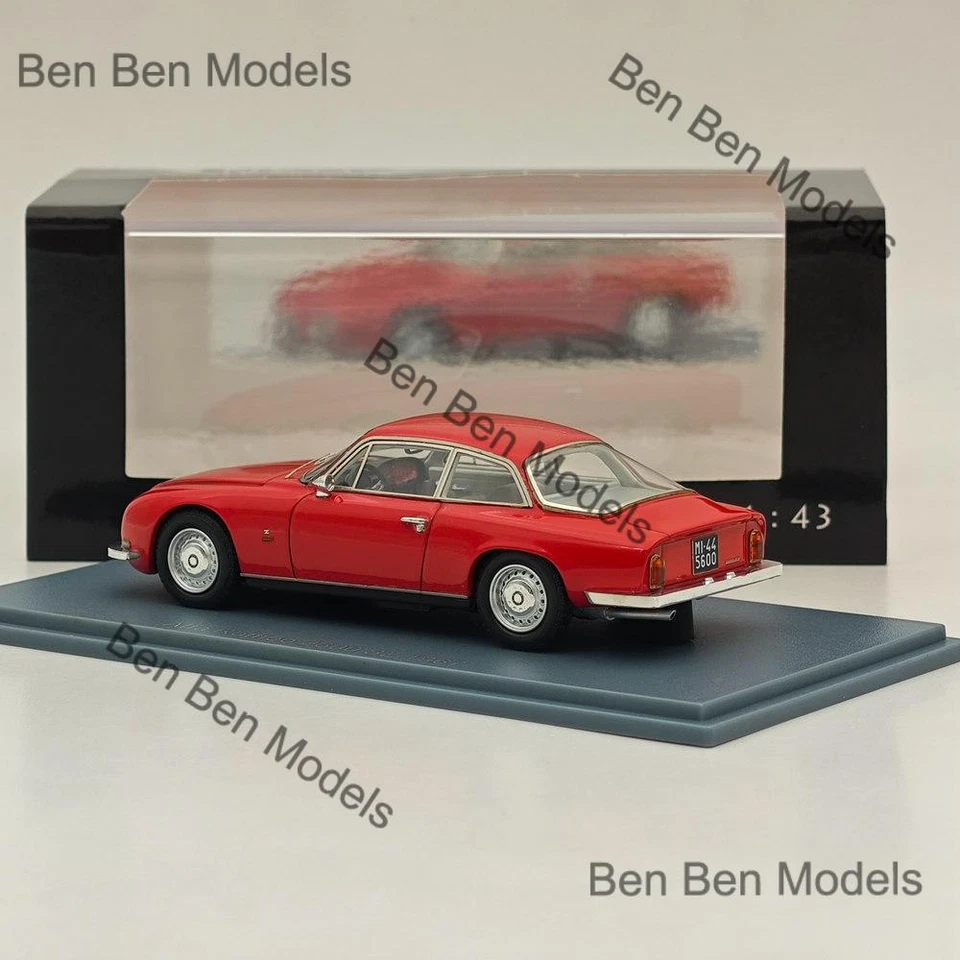 NEO SCALE MODELS 1/43 Alfa Romeo 2600 SZ 1967 Resin Car Limited Collection Red - Image 4 of 4