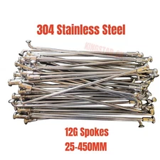 Custom Made Any Length 12G Electric Bicycle 12g E-bike Spokes & nipples 304 SS