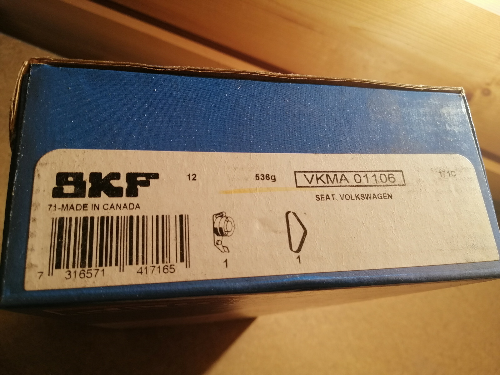 Kit distribution VKMA 01106 neuf avec pompe à eau renforcée pour moteur essence