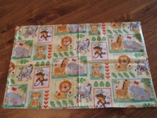 Zoo Animals Blanket Cover w/ Water Proof Pad Baby Sleep, Play, Changing Pad