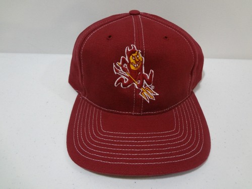 Casquette Baseball Ajustable Adidas NCAA Arizona State Sun Devils - Bordeaux/Jaune (L/XL)
