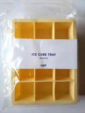 Danish Brand Hay Ice Cube Tray Square XL Yellow Gift