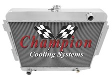 Qr Champion 4 Row Radiator For 1969 Dodge Charger Daytona Big Block V8 Engine Qr Champion 4 Row Radiator For 1969 Dodge Charger Daytona Big Block V8 Engine