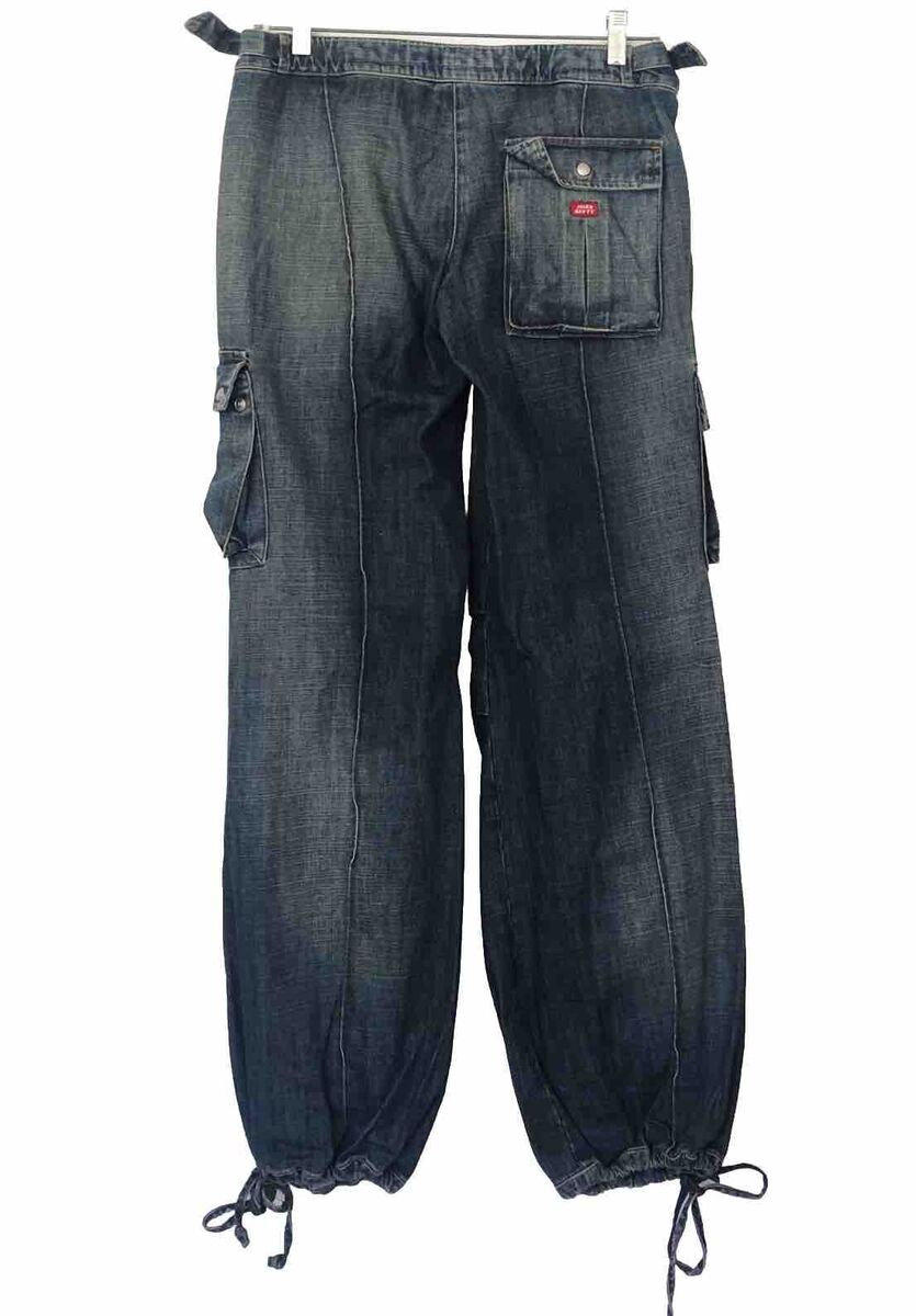 Vintage miss sixty Cargo Jeans Baggy Low Rise Wide Leg Vintage miss sixty Cargo Jeans Baggy Low Rise Wide Leg
