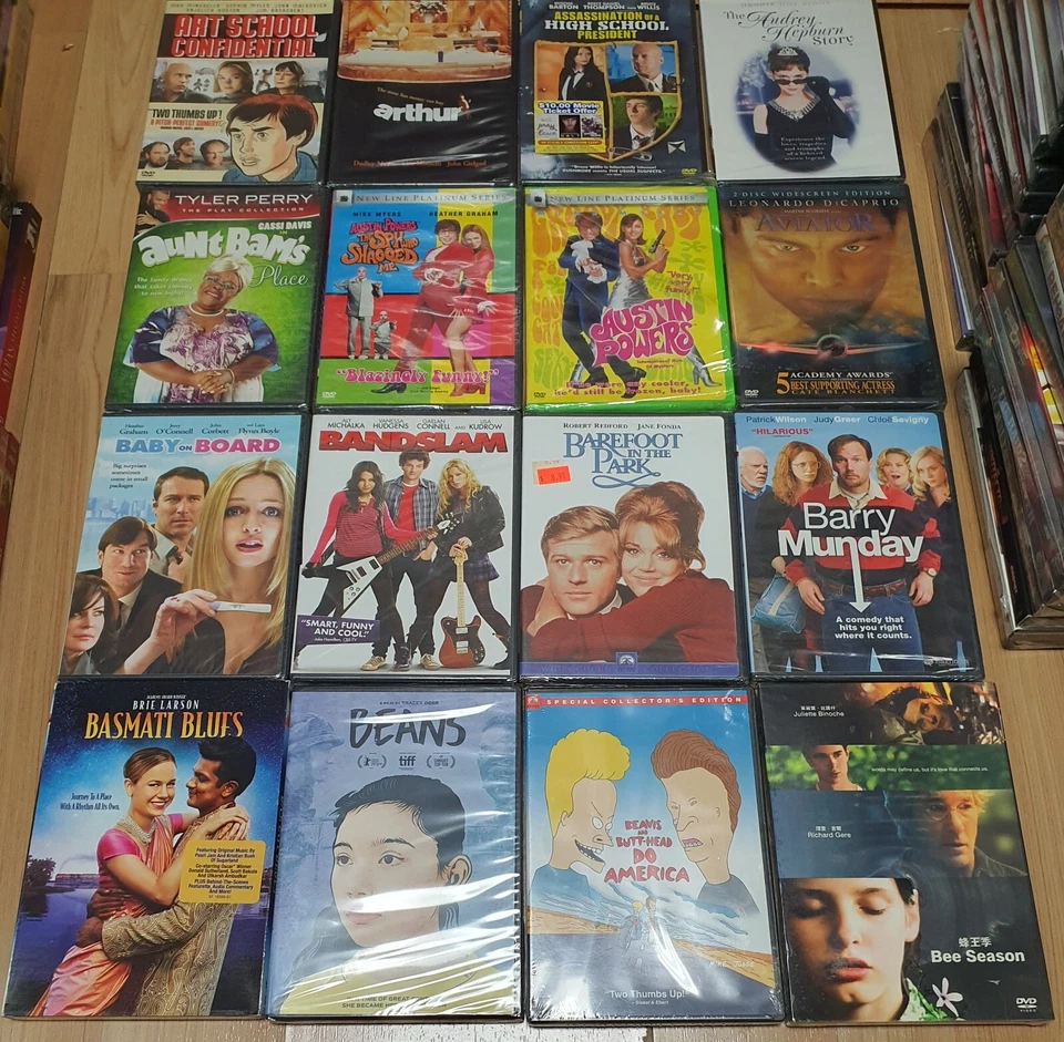 SEALED NEW Classic, Drama, Comedy, Animation DVDs A thru L - $3 Buy more to save Foto 2 de 4