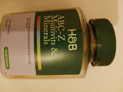 ABC - Z  MULTIVITAMIN & MINERALS  TABLETS- HOLLANDS & BARRETS-  120 PACK-