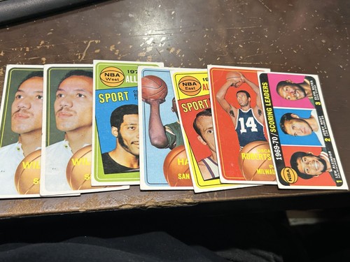 1970/71 TOPPS BASKETBALL SAMMLUNG (225 KARTEN). VIELE HOFER'S