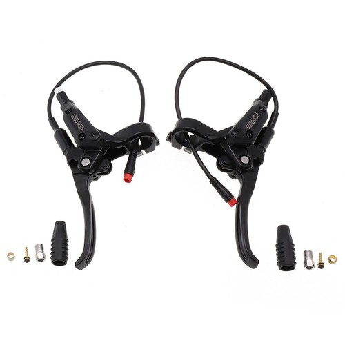 Bremshebel Bremsgriff schwarz E-Bike Teile links/rechts, wasserdichter Stecker - Bild 38 von 38