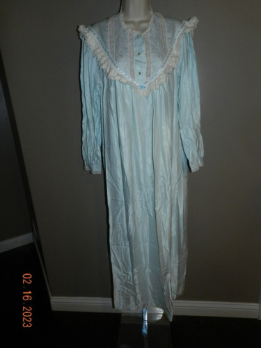 Character Womens Nightgown brushed satin L lace tr